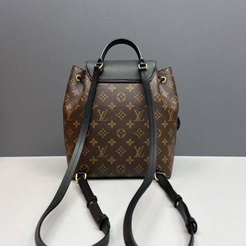 Louis Vuitton Montsouris NM Backpack PM Monogram Brown Black