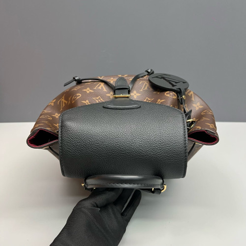 Louis Vuitton Montsouris NM Backpack PM Monogram Brown Black