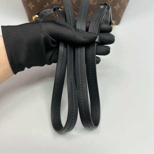 Louis Vuitton Montsouris NM Backpack PM Monogram Brown Black