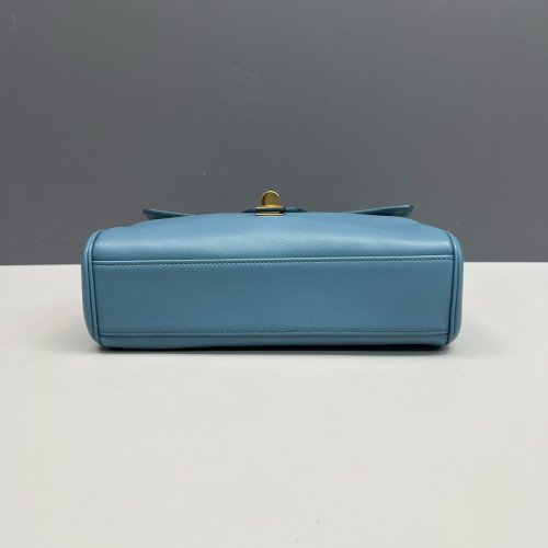 Celine Teen Soft 16 Calfskin Blue