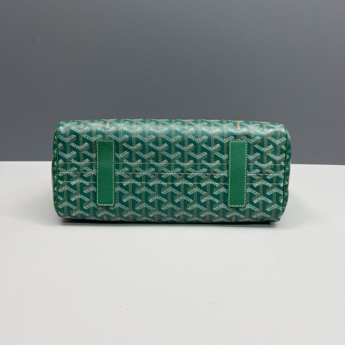 Goyard Rouette PM Goyardine Green Brown White