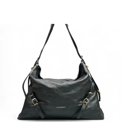 Givenchy Large Voyou Shoulder Bag Calfskin Black