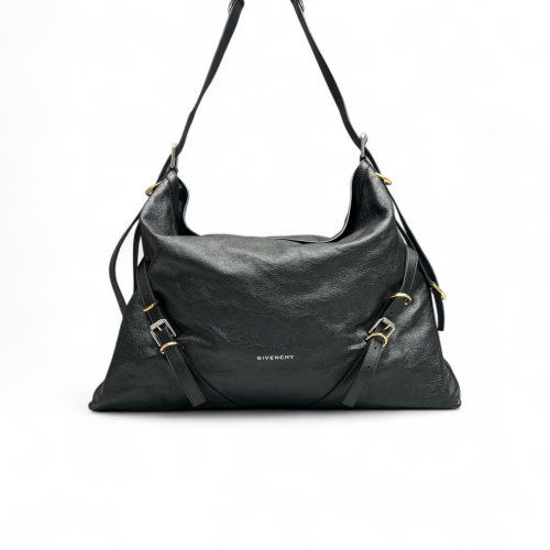 Givenchy Large Voyou Shoulder Bag Calfskin Black