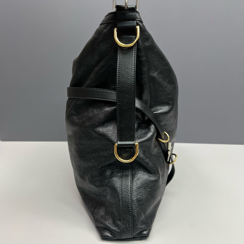 Givenchy Large Voyou Shoulder Bag Calfskin Black