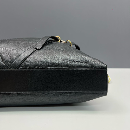 Givenchy Large Voyou Shoulder Bag Calfskin Black