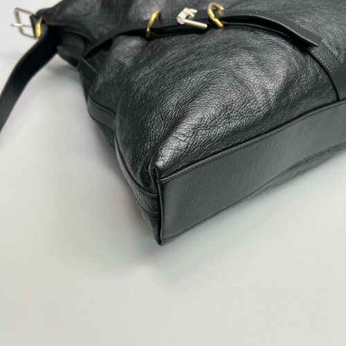 Givenchy Large Voyou Shoulder Bag Calfskin Black