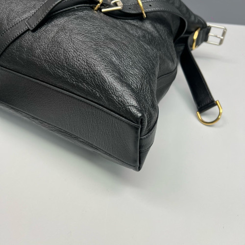 Givenchy Large Voyou Shoulder Bag Calfskin Black