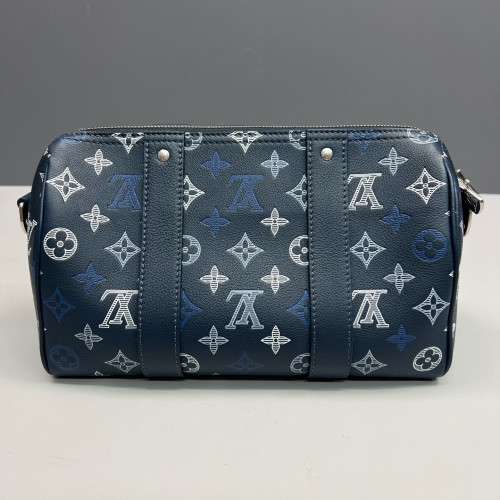 Louis Vuitton City Keepall Monogram Shadow Blue