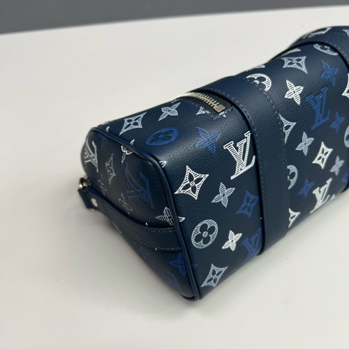 Louis Vuitton City Keepall Monogram Shadow Blue