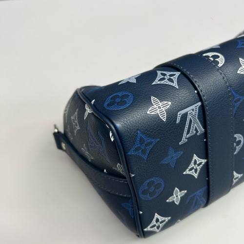Louis Vuitton City Keepall Monogram Shadow Blue