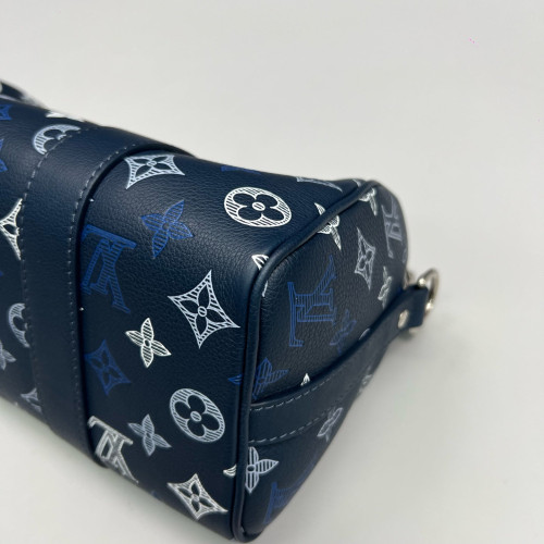Louis Vuitton City Keepall Monogram Shadow Blue