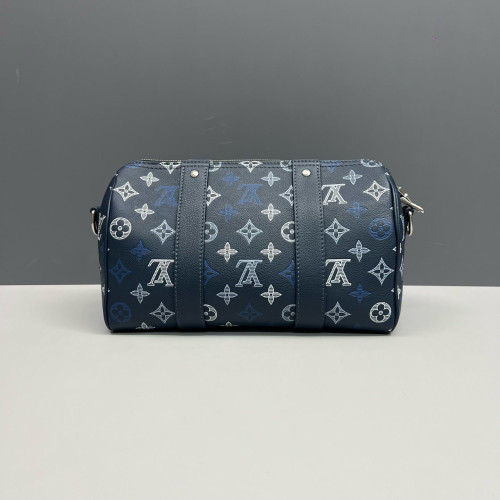 Louis Vuitton City Keepall Monogram Shadow Blue