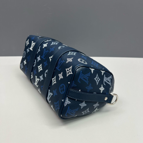 Louis Vuitton City Keepall Monogram Shadow Blue