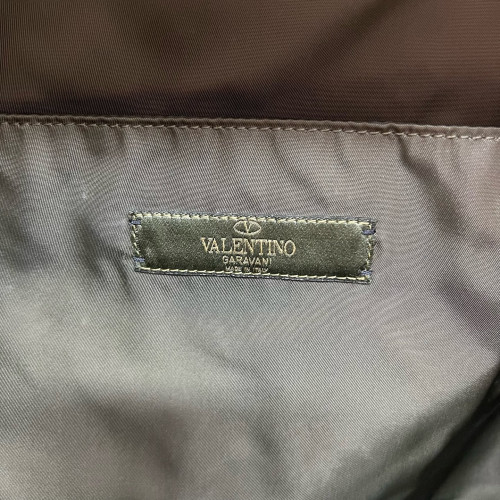 Valentino Rockstud Backpack Nylon Green Black Red Valentino Rockstud Backpack Nylon Green Black Red