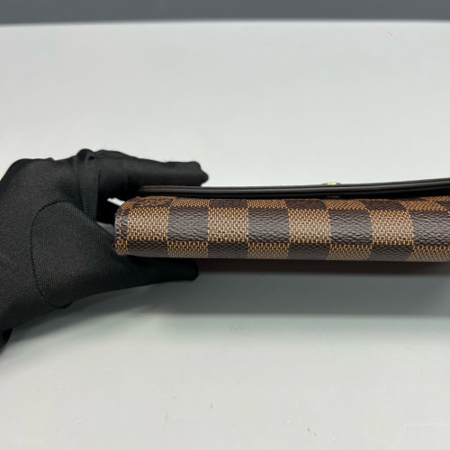 Louis Vuitton Emilie Wallet Damier Ebene Brown Pink Louis Vuitton Emilie Wallet Damier Ebene Brown Pink