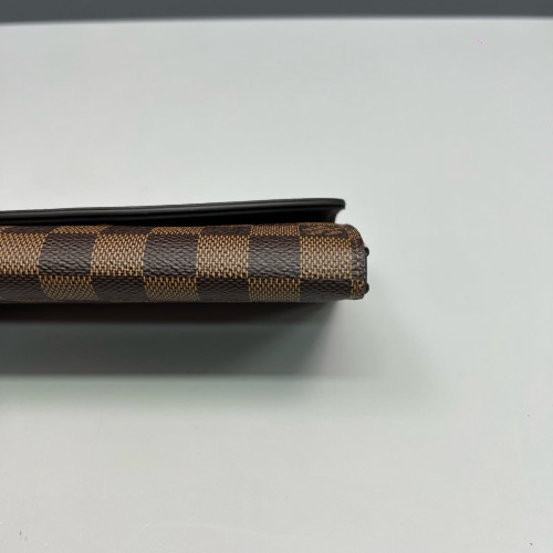 Louis Vuitton Emilie Wallet Damier Ebene Brown Pink Louis Vuitton Emilie Wallet Damier Ebene Brown Pink