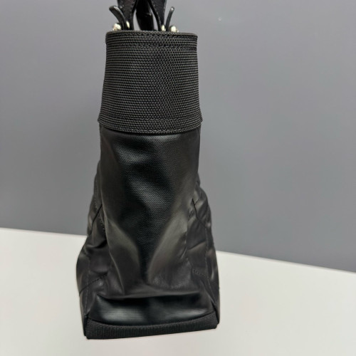 Chanel Quilted Paris-Biarritz Tote GM Calfskin Canvas Black Chanel Quilted Paris-Biarritz Tote GM Calfskin Canvas Black