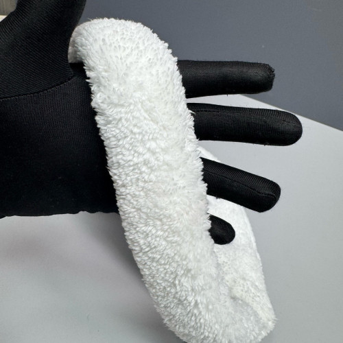 Prada Triangle Bag Faux Fur White Prada Triangle Bag Faux Fur White