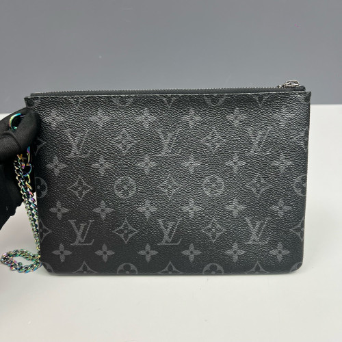 Louis Vuitton Clutch Monogram Eclipse Black Louis Vuitton Clutch Monogram Eclipse Black