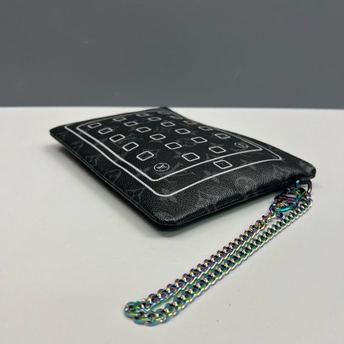 Louis Vuitton Clutch Monogram Eclipse Black Louis Vuitton Clutch Monogram Eclipse Black