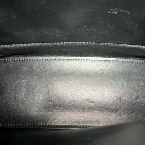 Balenciaga Medium Crush Chain Shoulder Bag Calfskin Black