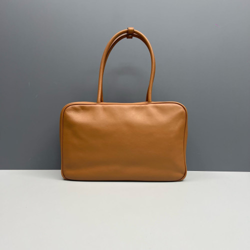 Miu Miu Beau XL Calfskin Tan