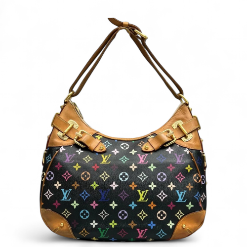 Louis Vuitton Greta Bag Monogram Multicolor Black