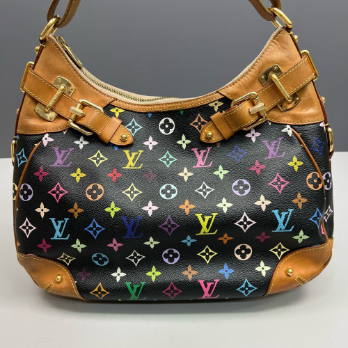 Louis Vuitton Greta Bag Monogram Multicolor Black