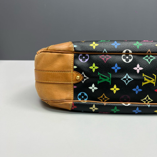 Louis Vuitton Greta Bag Monogram Multicolor Black