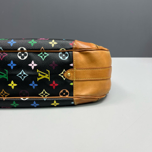 Louis Vuitton Greta Bag Monogram Multicolor Black