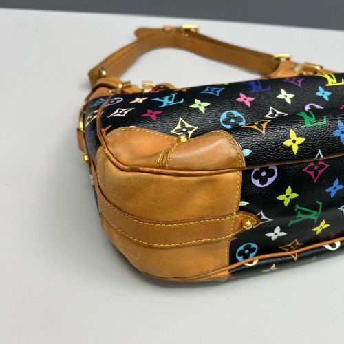 Louis Vuitton Greta Bag Monogram Multicolor Black
