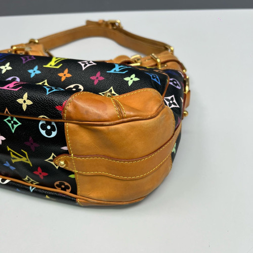 Louis Vuitton Greta Bag Monogram Multicolor Black