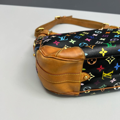 Louis Vuitton Greta Bag Monogram Multicolor Black