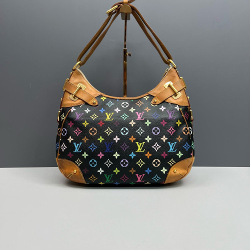 Louis Vuitton Greta Bag Monogram Multicolor Black