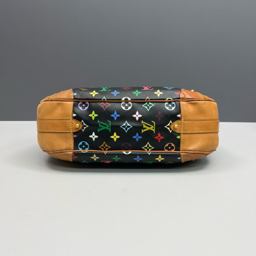 Louis Vuitton Greta Bag Monogram Multicolor Black