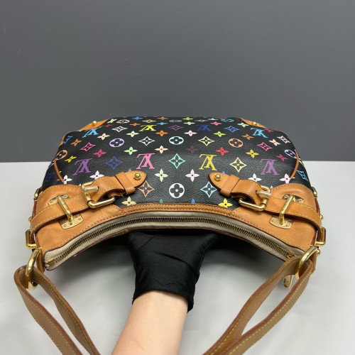 Louis Vuitton Greta Bag Monogram Multicolor Black