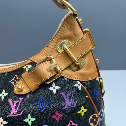 Louis Vuitton Greta Bag Monogram Multicolor Black