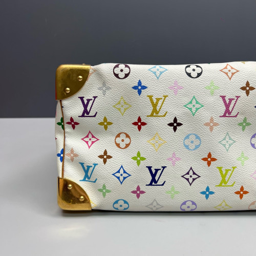 Louis Vuitton Speedy 30 Monogram Multicolor White