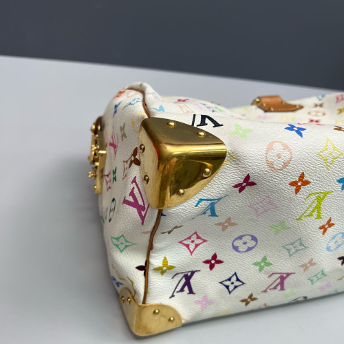 Louis Vuitton Speedy 30 Monogram Multicolor White