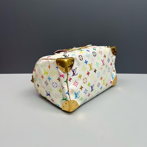 Louis Vuitton Speedy 30 Monogram Multicolor White