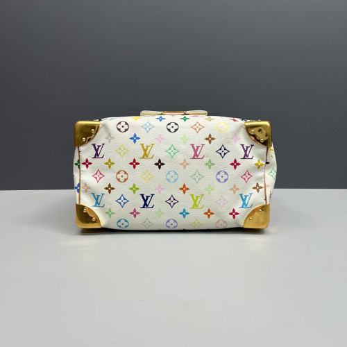 Louis Vuitton Speedy 30 Monogram Multicolor White