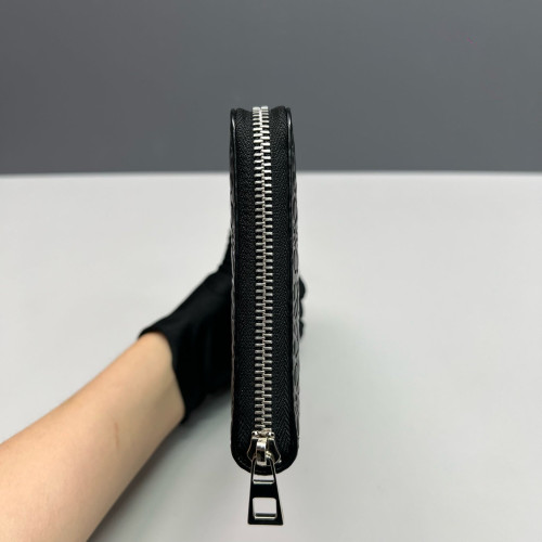 Loewe Clutch Anagram Debossed Calfskin Black
