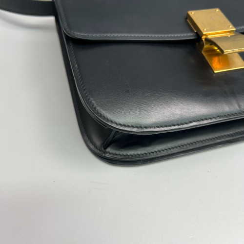 Celine Medium Classic Box Smooth Calfskin Black Celine Medium Classic Box Smooth Calfskin Black