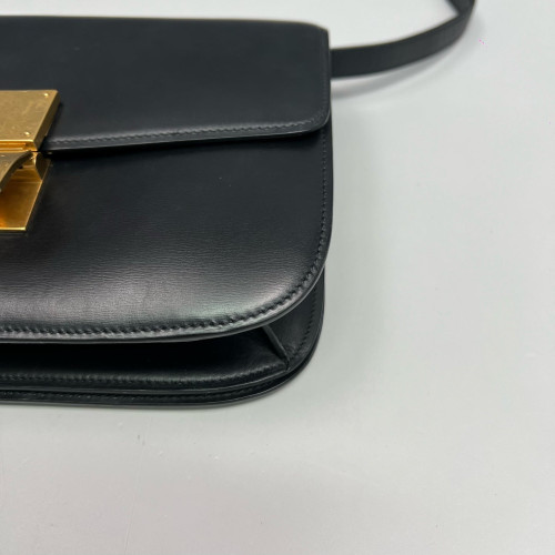 Celine Medium Classic Box Smooth Calfskin Black Celine Medium Classic Box Smooth Calfskin Black