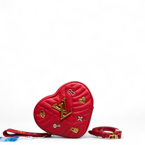 Louis Vuitton Crossbody Bag Calfskin Red