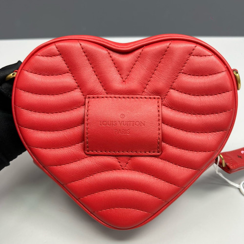 Louis Vuitton Crossbody Bag Calfskin Red