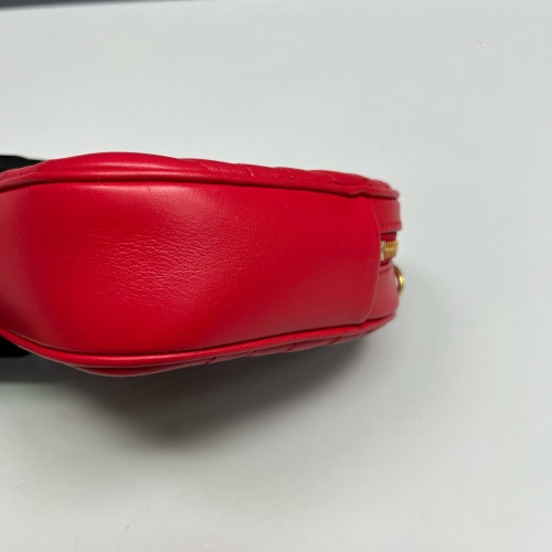 Louis Vuitton Crossbody Bag Calfskin Red