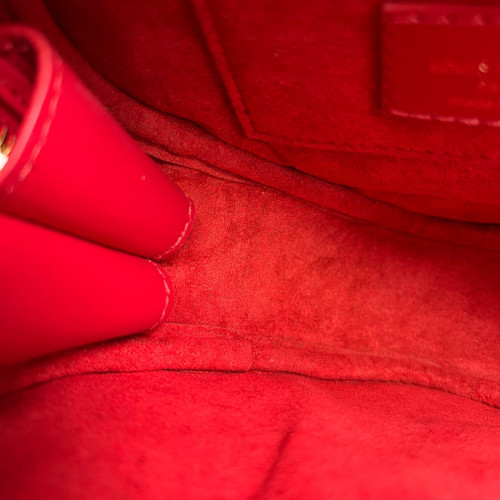 Louis Vuitton Crossbody Bag Calfskin Red