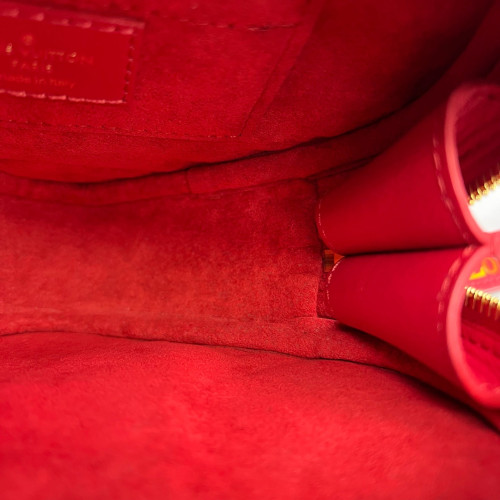 Louis Vuitton Crossbody Bag Calfskin Red