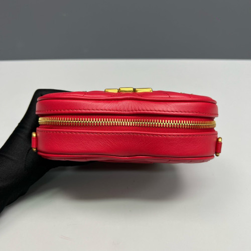 Louis Vuitton Crossbody Bag Calfskin Red